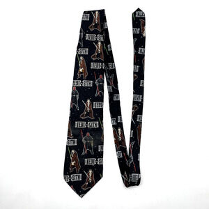 1999 Star Wars Episode I 'Two Sides of the Force' Jedi vs Sith Silk Necktie